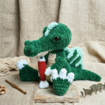 Eren the Spino Crochet Pattern PDF, Spinosaurus Amigurumi, Easy Beginner Dinosaur Plushie, Low Sew Pattern, Instant Download