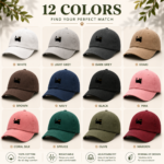 Black Cat Embroidered Dad Hat, Premium Cotton Baseball Cap - Image 18