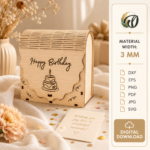 Laser Cut Gift Box Bundle, 3D SVG Box Templates, Cricut & Silhouette Files, Printable Packaging Design, DIY Gift Box - Image 12