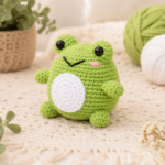 Easy Crochet Frog Pattern PDF – Beginner Amigurumi Tutorial, DIY Handmade Toy, Instant Download Crochet Pattern - Image 3