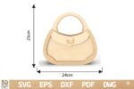Floral Purse Basket Laser Cut Files Bundle - Image 2