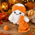 Ghost Crochet Pattern, Amigurumi PDF, Halloween Cozy Decor (Instant Download) - Image 2