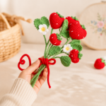 Strawberry Bouquet Crochet Pattern, Crochet Flower Bouquet Pattern, Strawberry Amigurumi PDF Pattern - Image 7