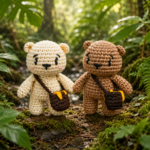 Willow Explorer Bear Crochet Pattern, White Amigurumi PDF (Beginner-Friendly) - Image 5