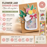 DIY Mother’s Day Flower Pot Shaker Card SVG – Floral Laser Cut Design, Handmade Mom Gift File - Image 2