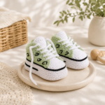 Baby Sneakers Crochet Pattern PDF, Crochet Baby Booties Pattern, High Top Baby Shoes Tutorial, Beginner Crochet Pattern, Instant Digital Download - Image 3