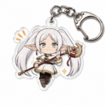 Anime Frieren Acrylic Keychain, Chibi Character Charm, Kawaii Elf Keyring, Cute Anime Gift for Collectors Frieren Ins - Image 4