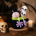 Halloween Amigurumi Crochet Pattern PDF, Haunted Cauldron Decor, Spooky Home Decor, Witchy Crochet Gift - Image 4