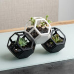 Modular Geometric Planter STL for 3D Printing, Stackable Polygon Succulent Pot, Modern Minimalist Plant Decor, Planter Digital Download