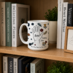 Personalized Mug for Dad – Custom Children Names Hand Illustration – Meaningful Father’s Day Gift – Unique Family Keepsake