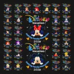 Vacation Making Family Memories PNG Bundle: Mickey and Friends PNG, Disneyland Vacation Design, Disneyworld Trip 2026