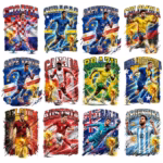 48 World Cup Teams Football Soccer Png Bundle - World Soccer PNG Files | T-Shirt Graphics Streetwear Halftone (Digital Download) - Image 7