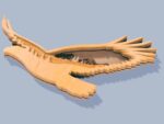 3D Mountain Eagle Multilayer Engraved Laser Cut Download File - Image 3