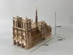 Laser Cut Notre-Dame de Paris | Wooden Cathedral Model Plans |Digital Download - Image 4