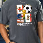 World Cup 2026 Soccer Host Cities T-Shirt: USA, Canada, Mexico Soccer Fan Tee - Image 3