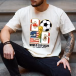 World Cup 2026 Soccer Host Cities T-Shirt: USA, Canada, Mexico Soccer Fan Tee