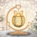 Valentines Lantern SVG, Laser Cut Candle Holder, Glowforge Files (Digital Download) - Image 3