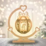 Valentines Lantern SVG, Laser Cut Candle Holder, Glowforge Files (Digital Download) - Image 8