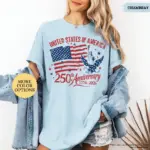 Comfort Colors® America 250th Anniversary Shirt, Patriotic Eagle Tee, Distressed 4th Of July Shirt, American Flag Shirt, Patriotic Gifts - Image 17