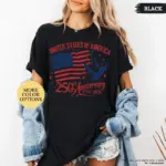Comfort Colors® America 250th Anniversary Shirt, Patriotic Eagle Tee, Distressed 4th Of July Shirt, American Flag Shirt, Patriotic Gifts - Image 4