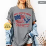 Comfort Colors® America 250th Anniversary Shirt, Patriotic Eagle Tee, Distressed 4th Of July Shirt, American Flag Shirt, Patriotic Gifts - Image 12