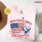 Comfort Colors® America 250th Anniversary Shirt, Patriotic Eagle Tee, Distressed 4th Of July Shirt, American Flag Shirt, Patriotic Gifts - Image 15