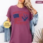 Comfort Colors® America 250th Anniversary Shirt, Patriotic Eagle Tee, Distressed 4th Of July Shirt, American Flag Shirt, Patriotic Gifts - Image 3