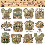 Family Safari Trip PNG Bundle: Mouse and Friends, Animal Kingdom Png, Safari Trip, Wild Life Png, Safari Vacation