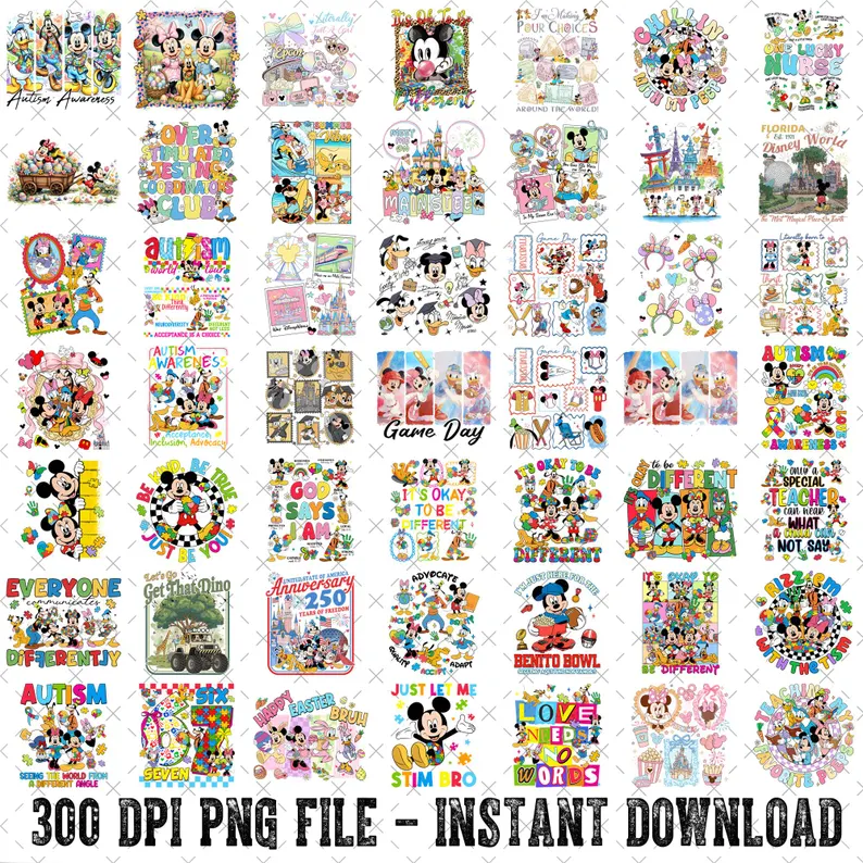il_794xN.7844490269_46rx Bundle Mouse And Co 1928 Png, Mouse And Friends Png, Family Vacation Png, Magical Kingdom Png - Image 1