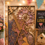 Violin Mandala SVG Laser Cut Template | 6 Layer 3D Wooden Art | Glowforge CNC File | Instant Download - Image 7