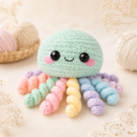 Crochet Octopus Pattern, Cute Octopus Amigurumi Pattern, Sea Animal Plush, Digital PDF Pattern - Image 2