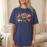 2026 World Cup Graphic T-Shirt – Colorful Soccer Flags Design - Image 4