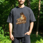 Doge Cowboy Graphic Tee, Run Johnny Shirt, Funny Western Meme T-Shirt, Retro Country Aesthetic Gift - Image 3