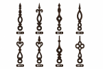 Clock Hands Bundle SVG – 8 Vintage Clock Hand Designs for Laser Cutting | SVG DXF EPS PNG Files - Image 3