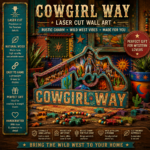 6x Pack Cowboy Multi Layered 3D Wooden Laser Cut Bundle File - Image 3