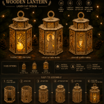3x Wild Life Lantern