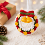 Christmas Star Wreath Crochet Pattern PDF, Holiday Ornament Tutorial, Festive Wall Decor, Christmas Decoration - Image 6