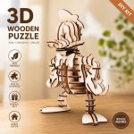 Duck Cartoon 3D Wood Puzzle Laser Cut