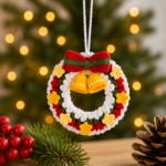 Christmas Star Wreath Crochet Pattern PDF, Holiday Ornament Tutorial, Festive Wall Decor, Christmas Decoration - Image 2