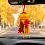 Autumn Leaves Jellyfish Crochet Pattern PDF, Fall Decor Amigurumi, Car Hanging Crochet Pattern, Autumn Ornament Tutorial - Image 4