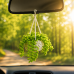 5-in-1 Car Hanging Plants Crochet Pattern Bundle PDF, Rear View Mirror Charm, Hanging Plant Amigurumi Set - Image 8