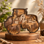 15 Layered Wood Art Designs SVG Bundle, Laser Cut Files for Glowforge, CNC Templates, Wooden Decor Digital Download - Image 4