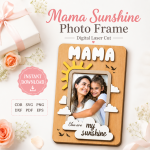 Personalized Mom Photo Frame | Custom Mother's Day Gift | Family Picture Display | Digital Download - Image 2