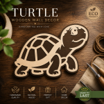 Turtle Wood Sign SVG Bundle | 3D Layered Turtle Laser Cut Files | SVG DXF EPS PNG | Coastal Home Decor Digital Download