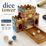 Dice Tower Laser Cut File | DND Dice Roller SVG | CDR SVG PNG DXF PDF EPS Download - Image 2
