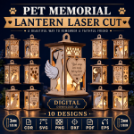 Pet Laser Cut SVG Bundle, Dog Cat House CNC Files, Pet Bed Template, Animal Wooden Decor, Glowforge Ready DXF EPS PDF