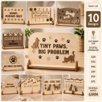Pet Barrier Laser Cut SVG, 6mm Wooden Pet Gate File, Dog Safety Fence CNC Pattern, Indoor Pet Divider Digital Download