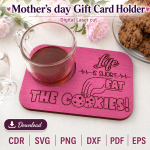 Mom Gift Card Holder SVG | Mother's Day Laser Cut Gift File | Digital Download - Image 2
