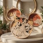 Princess Mouse Head SVG Bundle | 3D Multilayer Princess Laser Cut File | Cartoon Wall Decor | Glowforge LightBurn Wood Art