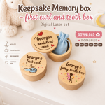 Keepsake Memory Box SVG | Digital Download | CDR SVG PNG DXF PDF EPS - Image 2